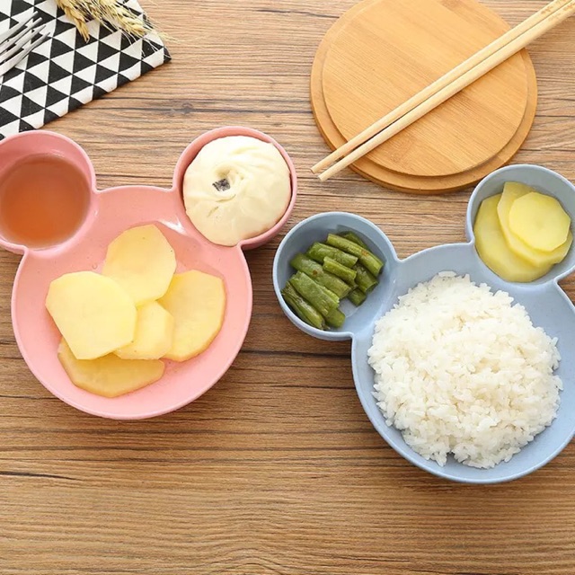 Piring makan anak kepala mickey