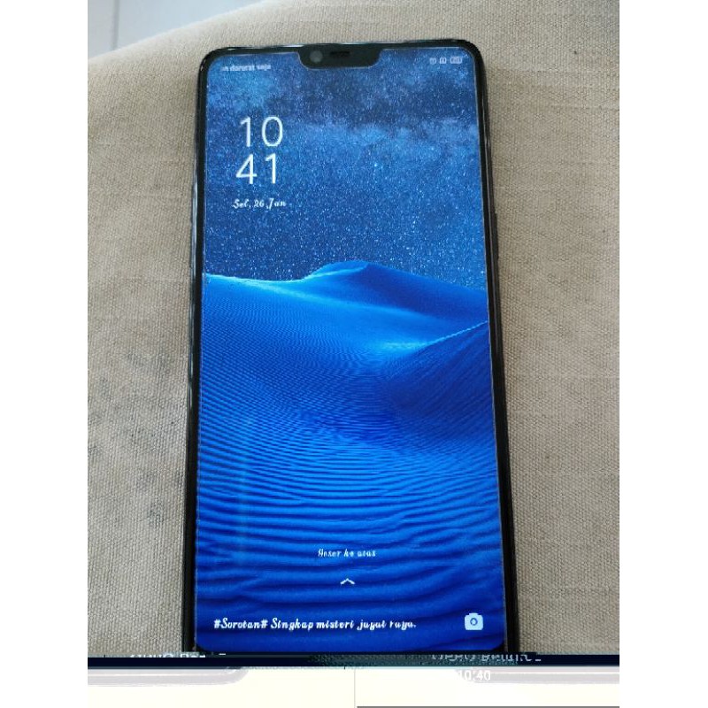 Oppo F7 plus (6/128Gb) hitam lengkap