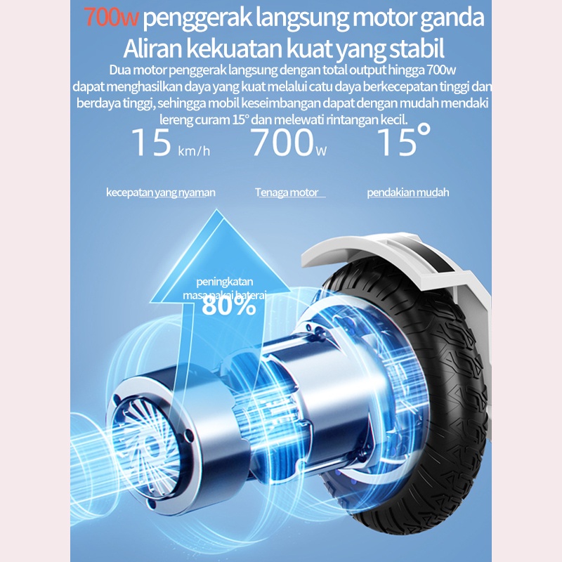 Terbaru 10 Inch Hoverboard -  Smart Balance Wheel with Bluetooth Speaker Scooter Electric Segway