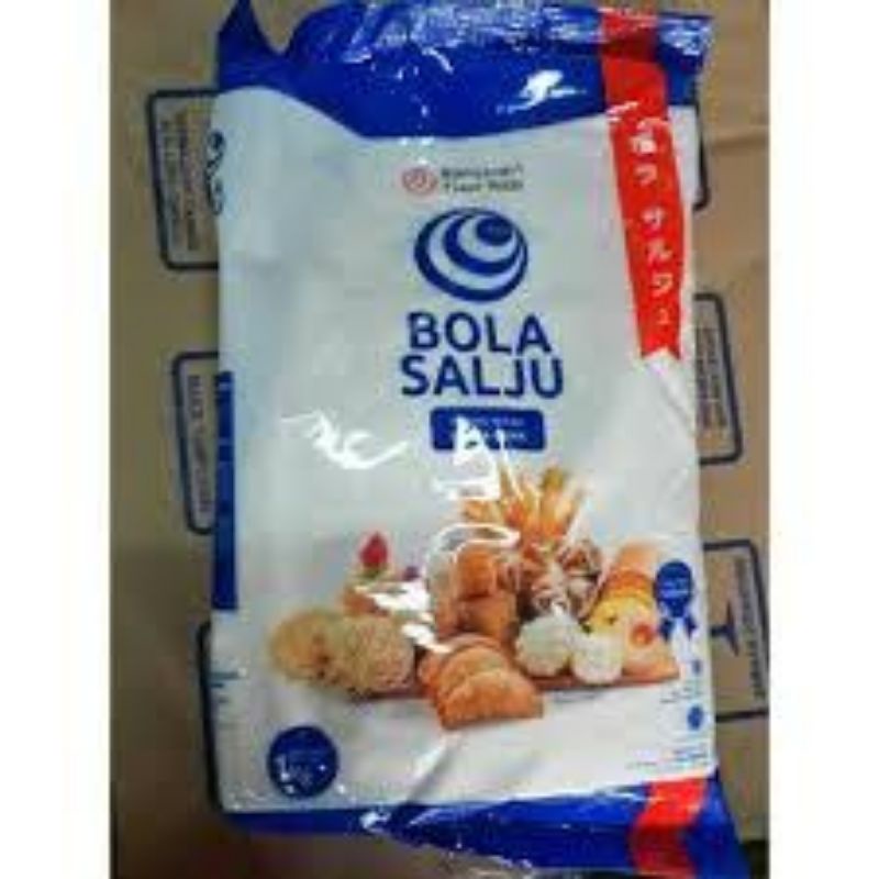 tepung segitiga biru/bola salju/bola merah 1kg