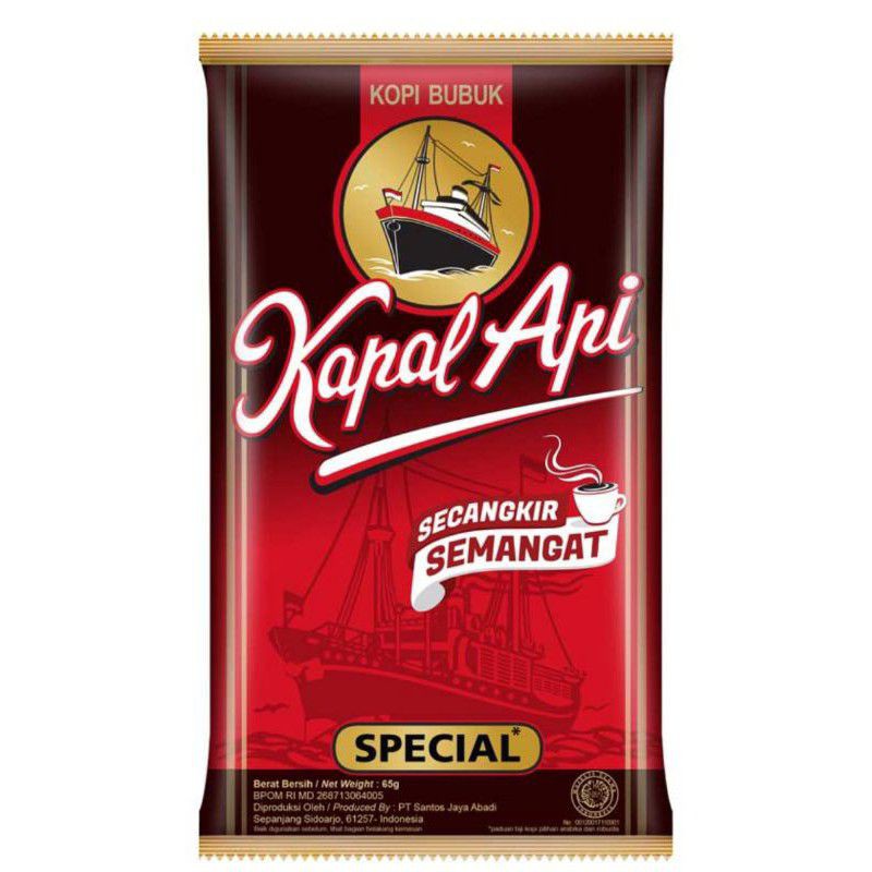 

kopi kapal api 6,5g, /10 pcs