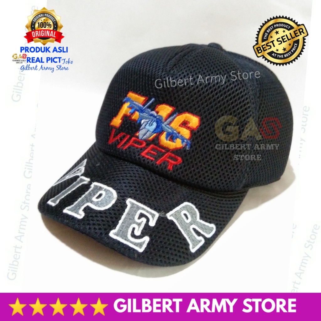 Topi Pesawat Sukhoi Angkatan Udara Topi Tni Au Grosir Topi Militer Tni Bahan Jala Jaring Murah