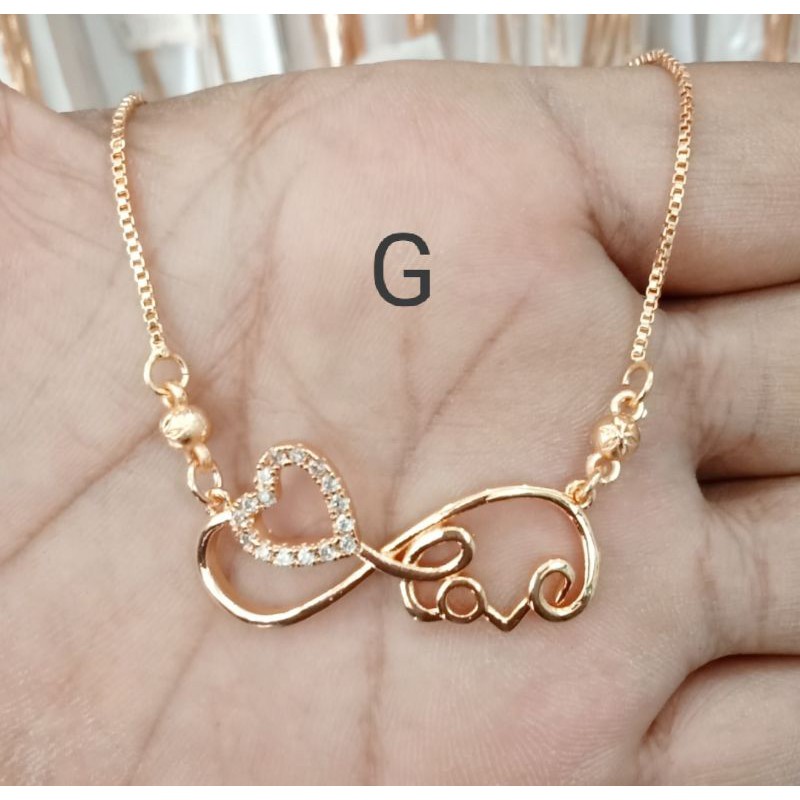 C3. Kalung xuping wanita lapis emas dgn mata zircon