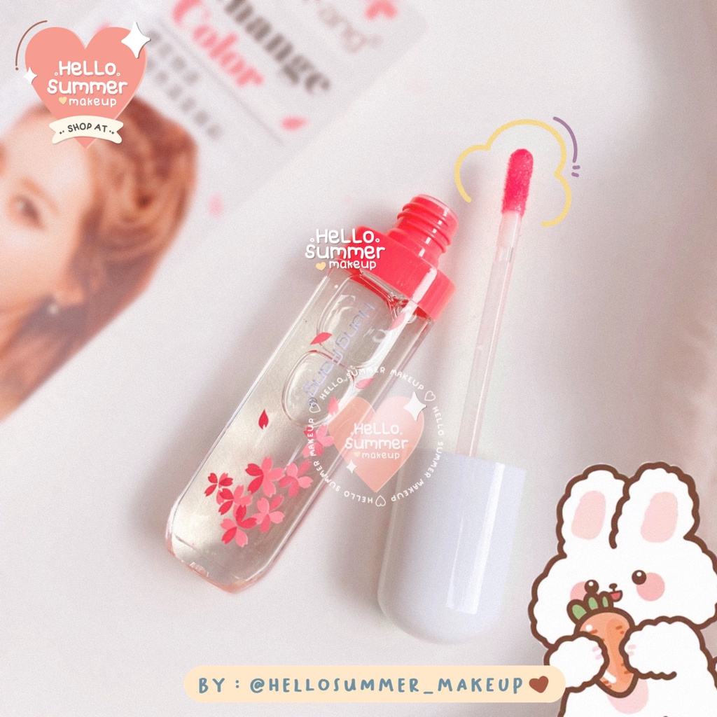 𝐋𝐈𝐏𝐆𝐋𝐎𝐒𝐒 - Hengfang Flower Magic Lip Color Change Moisturaizing Lip Care Korean Lip 7ml