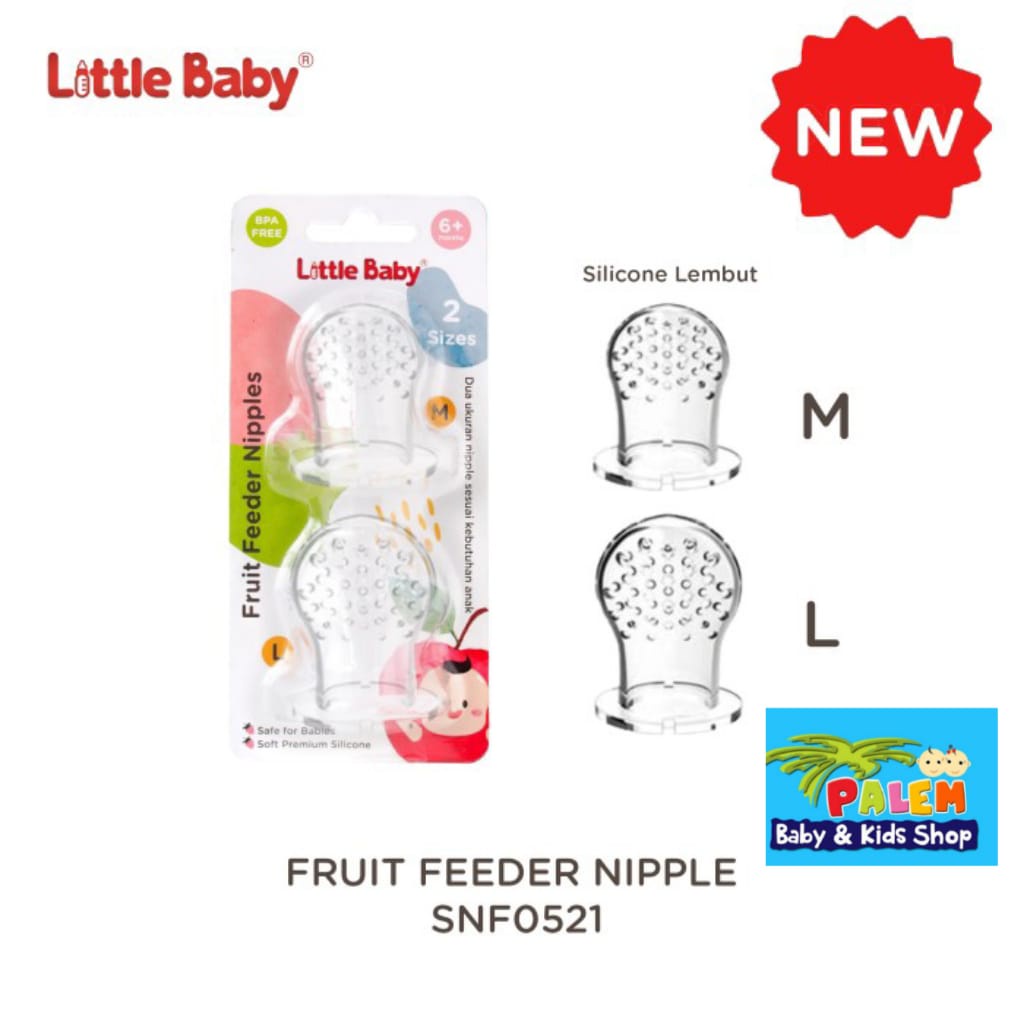 Little Baby Fruit Feeder Nipples/nipple gigitan buah 6m+ 1102