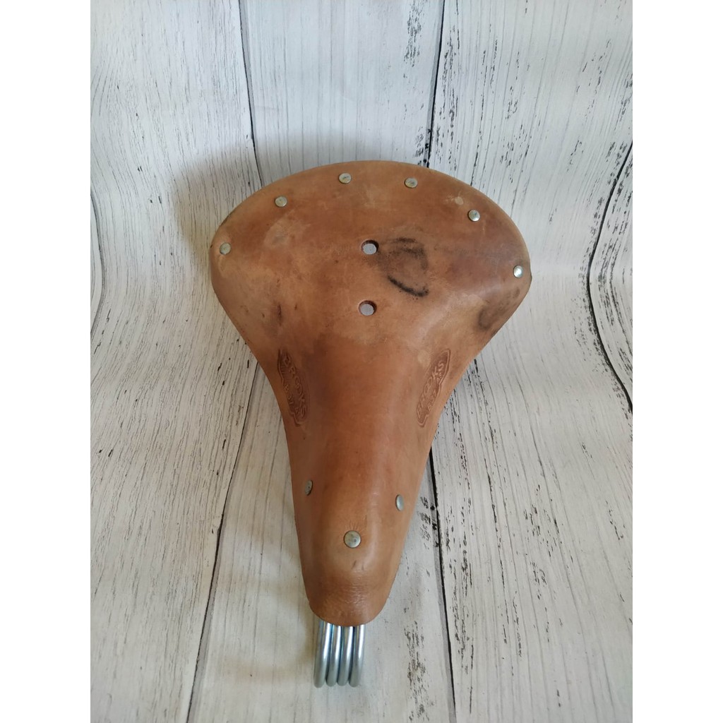 Sadel Saddle Jok Kulit Sepeda 28" Unto Turonggo Kebo Jadul Pir Besar Brooks