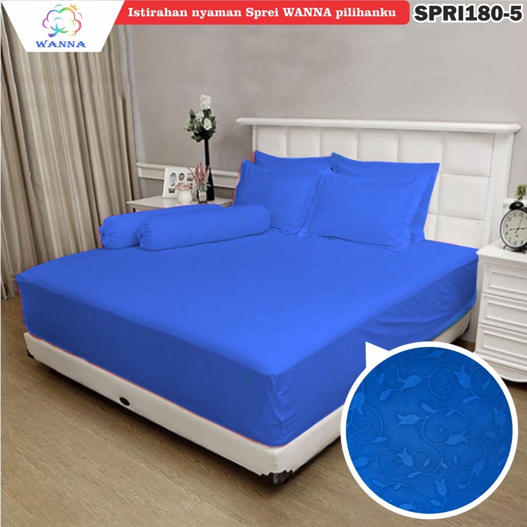 DISKON !! Sprai Polos Embos Sprei ukuran 180x200cm Seprei Halus Adem Tidak Luntur Sprei Ori TIDAK PANAS