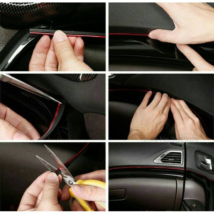 Dekorasi Lis Trim Interior List Dashboard Mobil