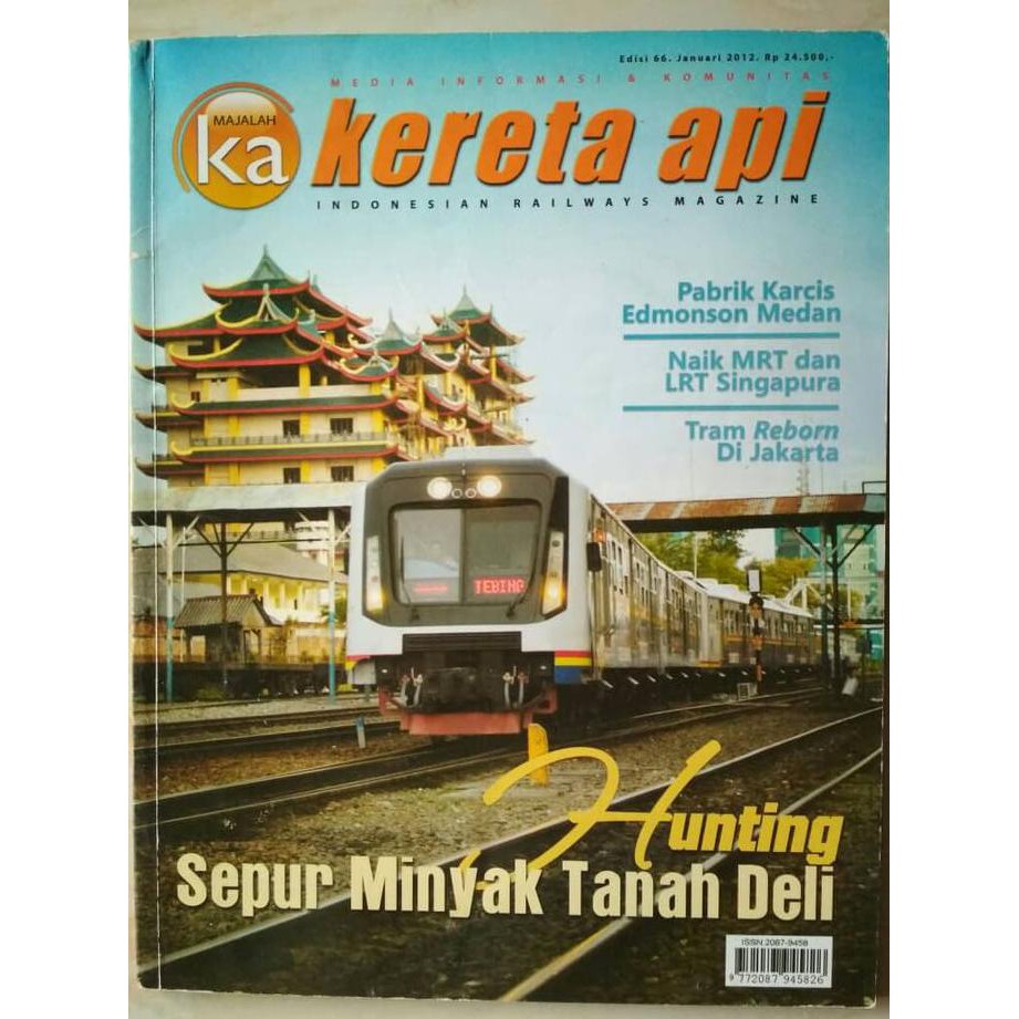 (Paling Laris) Majalah Kereta Api Edisi 66 Januari Tahun 2012