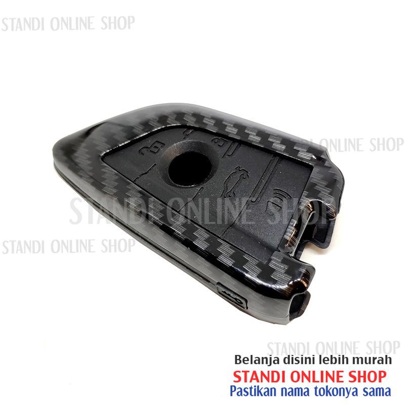 Cover Smartkey Sarung Kunci Remote BMW Seri X1 X3 X5 F Series Hitam