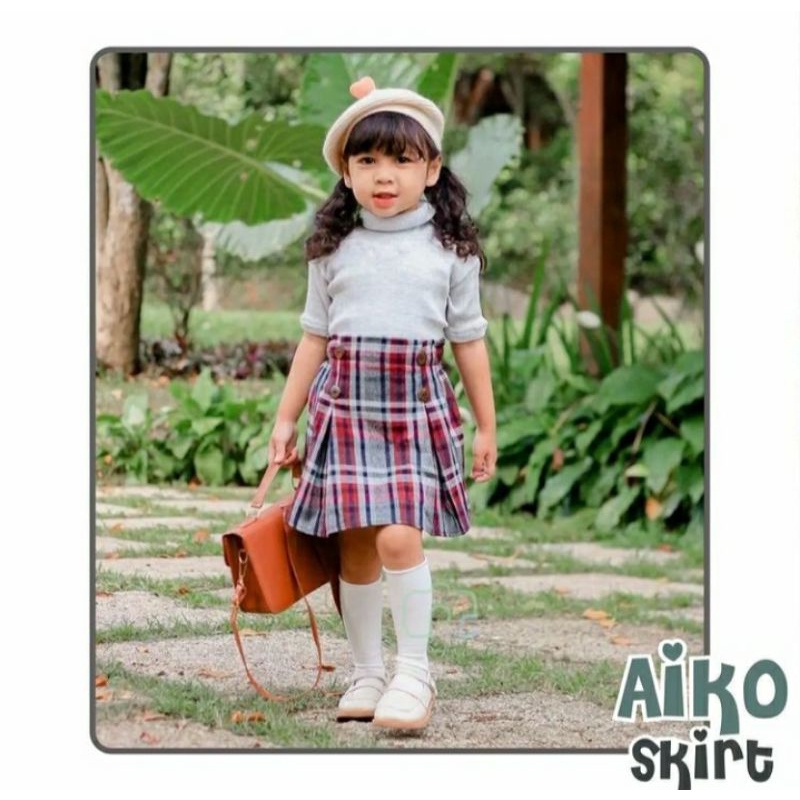 AIKO SKIRT//ROK ANAK PEREMPUAN//ROK PENDEK ANAK