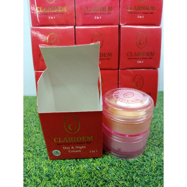 CREAM CLARIDERM SUSUN DAY &amp; NIGHT ORIGINAL // LUSINAN ( ISI 12 PCS )