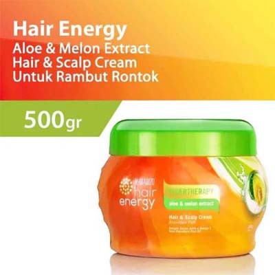 Makarizo Hair Energy Fibertherapy Hair &amp; Scalp Creambath 500 gr Royal Jelly Aloe Kiwi Olive_Cerianti