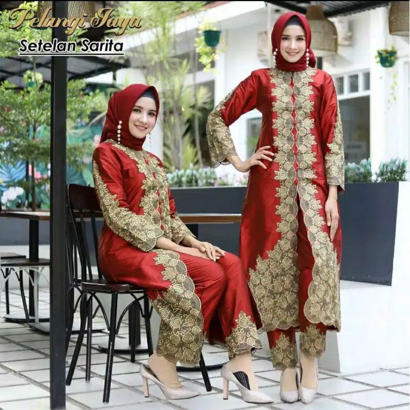 SET KEBAYA SARITA // KEBAYA ORIGINAL PELANGI JAYA