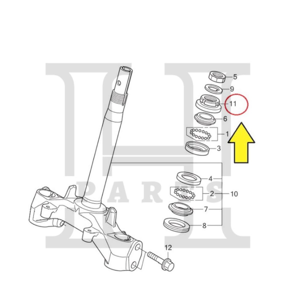 MUR TUTUP KOMSTIR COMSTIR ATAS THREAD HEAD TOP MOTOR BEBEK/MATIK ORIGINAL AHM