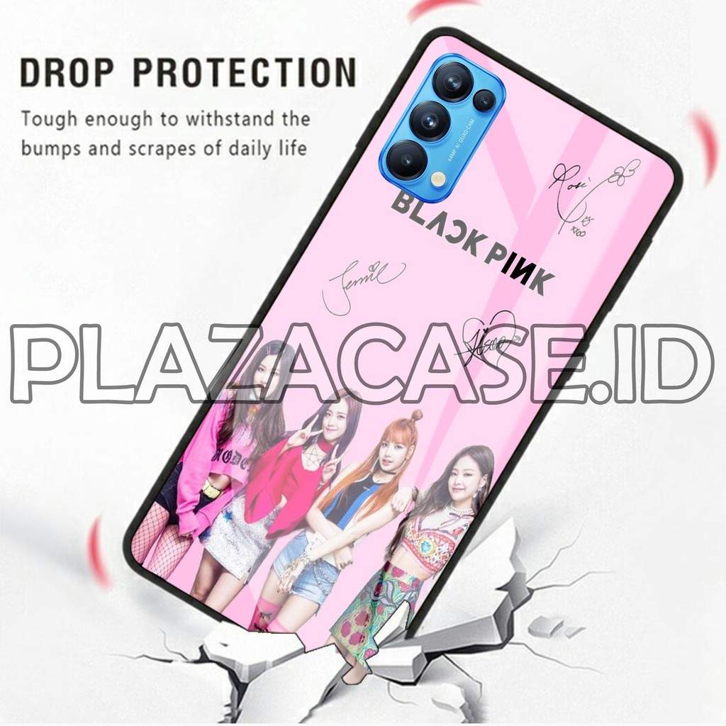 [K11] SoftCase Glass Black ping REALME C1 C2 C3 2 2 PRO 3 3 PRO 5 5i 5 PRO C17 C15 C11 Realme7i