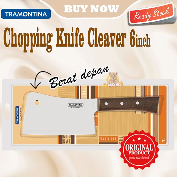 Made in Brazil Tramontina cleaver 6in Golok daging traditional BERAT