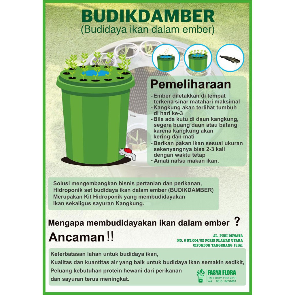 ember lele budikdamber 80 liter pengiriman gojek dan gosend