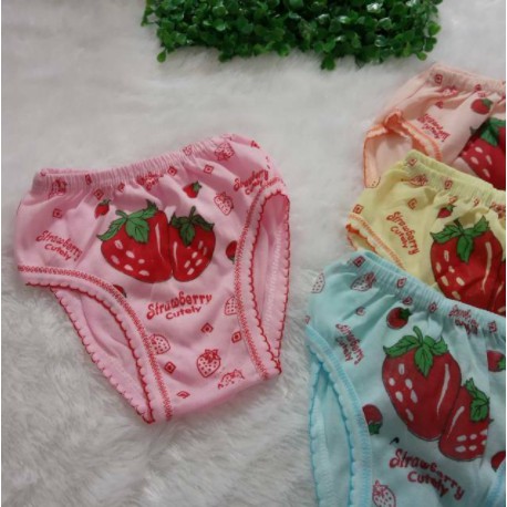 Celana Dalam Anak Murah Motif Strawberry -ALEXA