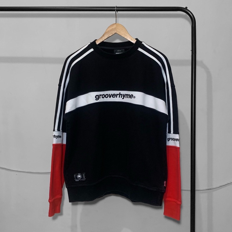 Groove Rhyme 3tone Crewneck