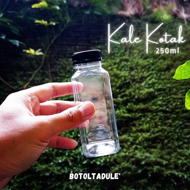 Botol Plastik Kale Kotak 250ml / Kale Kotak 250ml / Botol Plastik 250ml / Kale 250ml