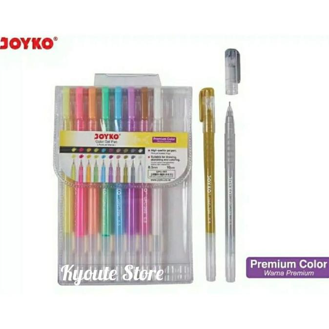 

TERMURAH Joyko Gel Pen Set 10 Warna Soft Cocok Kertas Putih / Hitam Menggamba/PULPEN GEL/PULPEN LUCU/PULPEN 1 PACK/PENSIL WARNA/PENSIL 2B/PENGHAPUS JOYKO/PENGHAPUS LUCU/RAUTAN PENSIL PUTAR/RAUTAN ELEKTRIK/SPIDOL WARNA/SPIDOL PERMANEN/SPIDOL