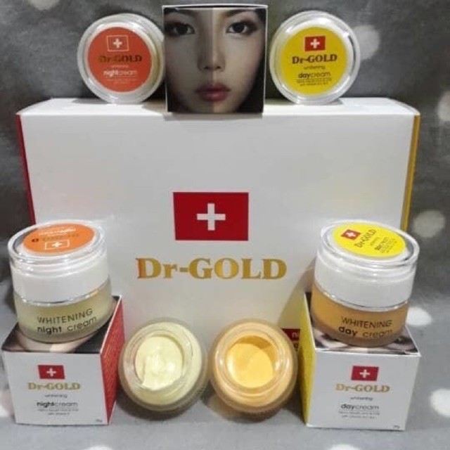 Asli CREAM DR-GOLD BPOM / CREAM DR GOLD BPOM [ini sepaket ya isi day dan night ] Terlaris