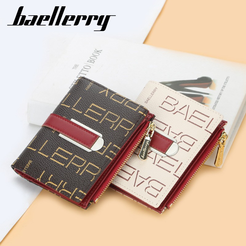 DOMPET LIPAT WANITA MINI IMPORT BAELLERRY ORIGINAL KULIT JENNIFER PENDEK KARTU KECIL BATAM MURAH ORI