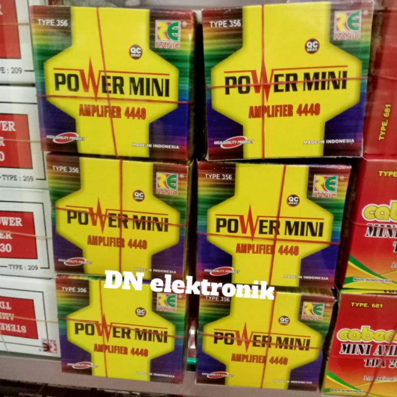 KIT POWER AMFLIFER 12V LA4440 LA 4440 12 V VOLT DC AKI MONO POWER MINI