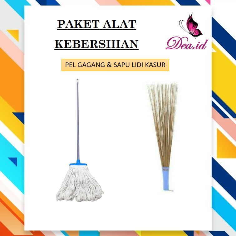 [DEASHOP] PAKET PEL GAGANG - SAPU IJUK - SAPU SENAR - SAPU LIDI KASUR