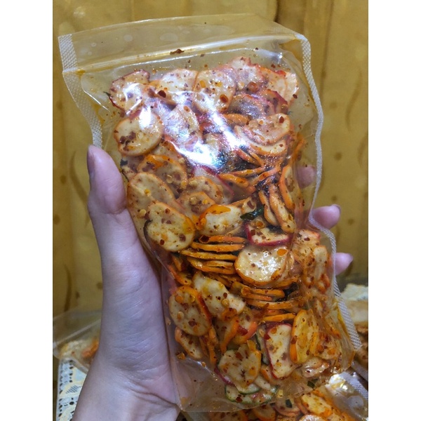

KRUPUK SEBLAK EXTRA DAUN JERUK + KENCUR