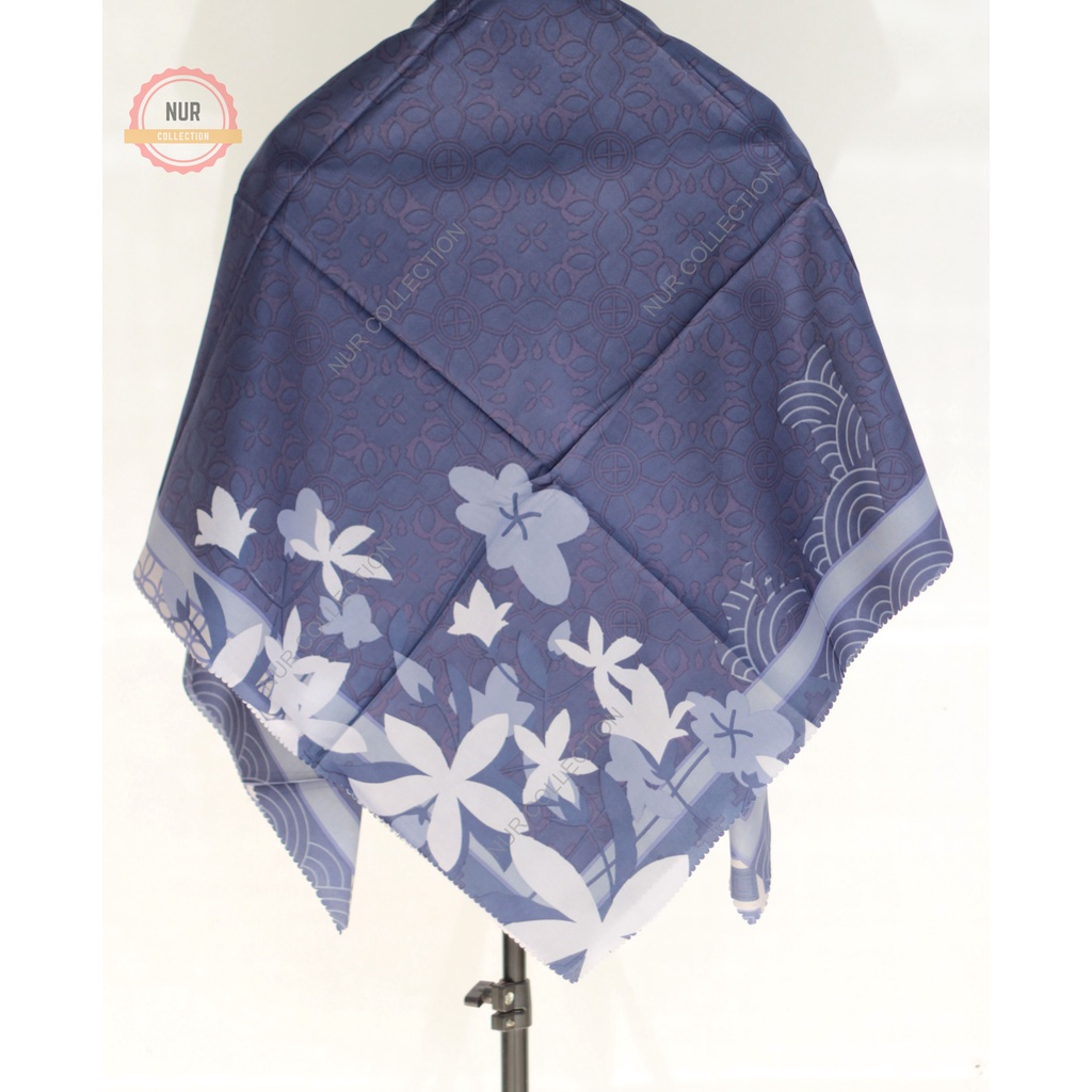 Jilbab Motif Segi Empat Lasercut Azara Fashion Muslim