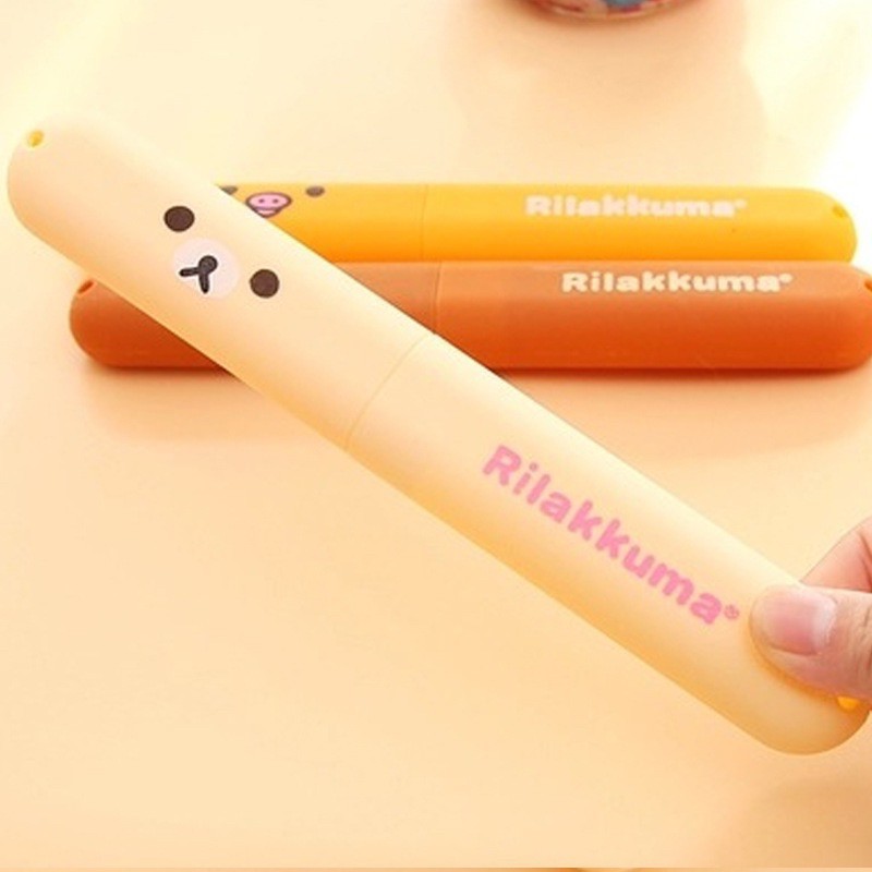 Tempat Sikat Gigi Rilakkuma Travelling Lucu