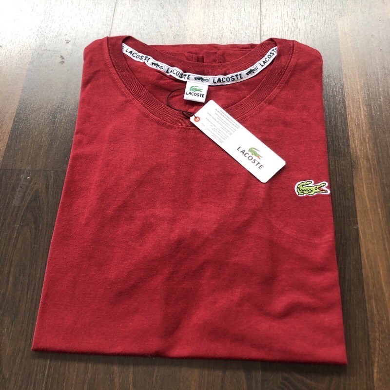 BAJU KAOS | KAOS LACOSTE LOGO BORDIR 1:1 MIROR ORIGINAL (BISA COD)