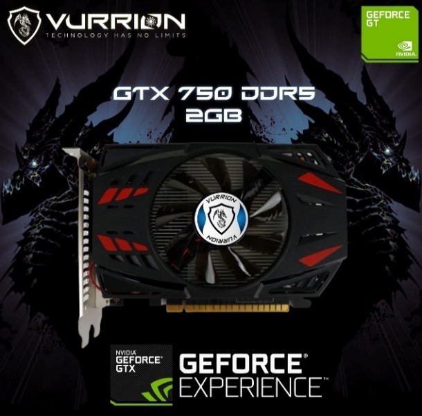 VGA CARD VURRION GTX 750 DDR5 2GB NVIDIA VURRION GTX750 2GB 128BIT