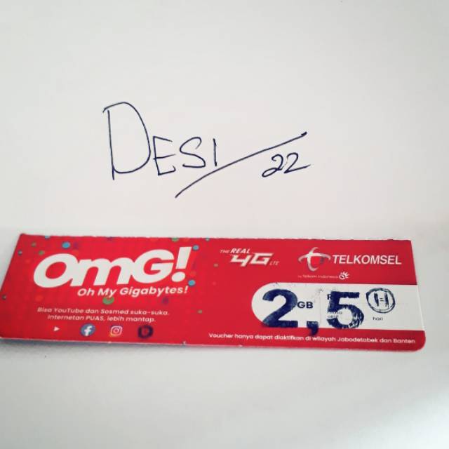 VOUCHER TELKOMSEL 2,5GB