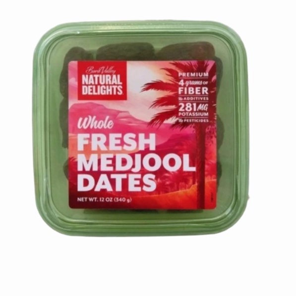 

BARD VALLEY|NATURAL DELIGHTS|WHOLE FRESH MEDJOOL DATES 454 GR