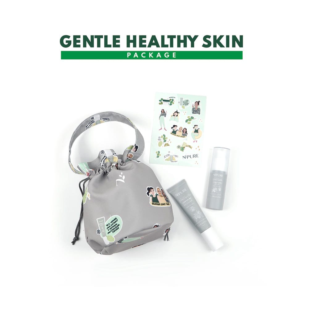 NPURE Paket Gentle Healthy Skin (Serum Noni + Moisturizer Noni)