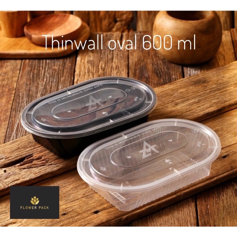 Thinwall oval 600 ml/ tinwall oval 600 ml/ Thinwall 600 ml/ tinwall 600 ml/ Thinwall 600ml