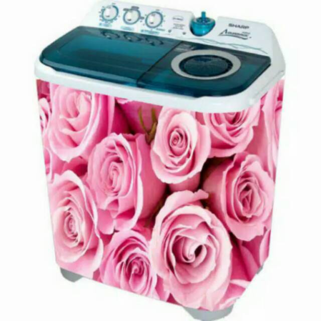 

Stiker mesin cuci bunga pink