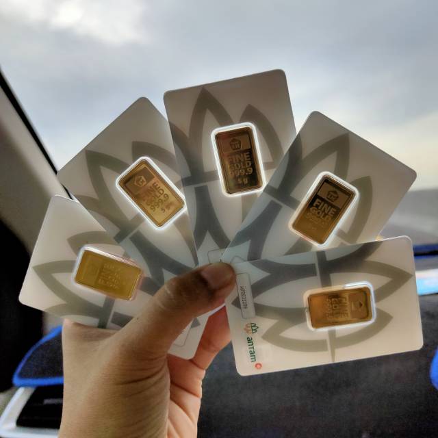 LOGAM MULIA LM EMAS ANTAM 5 GRAM PRESS CERTICARD REDMARK 2020 NON UBS NON RETRO REINVENTED ORIGINAL