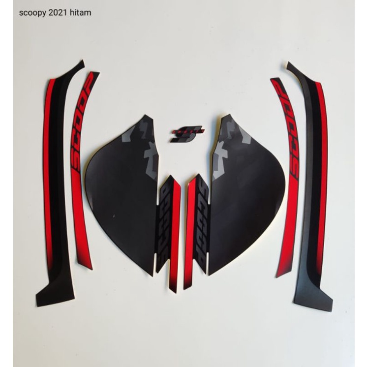 STRIPING SCOPY 2021 HITAM BERKULITAS