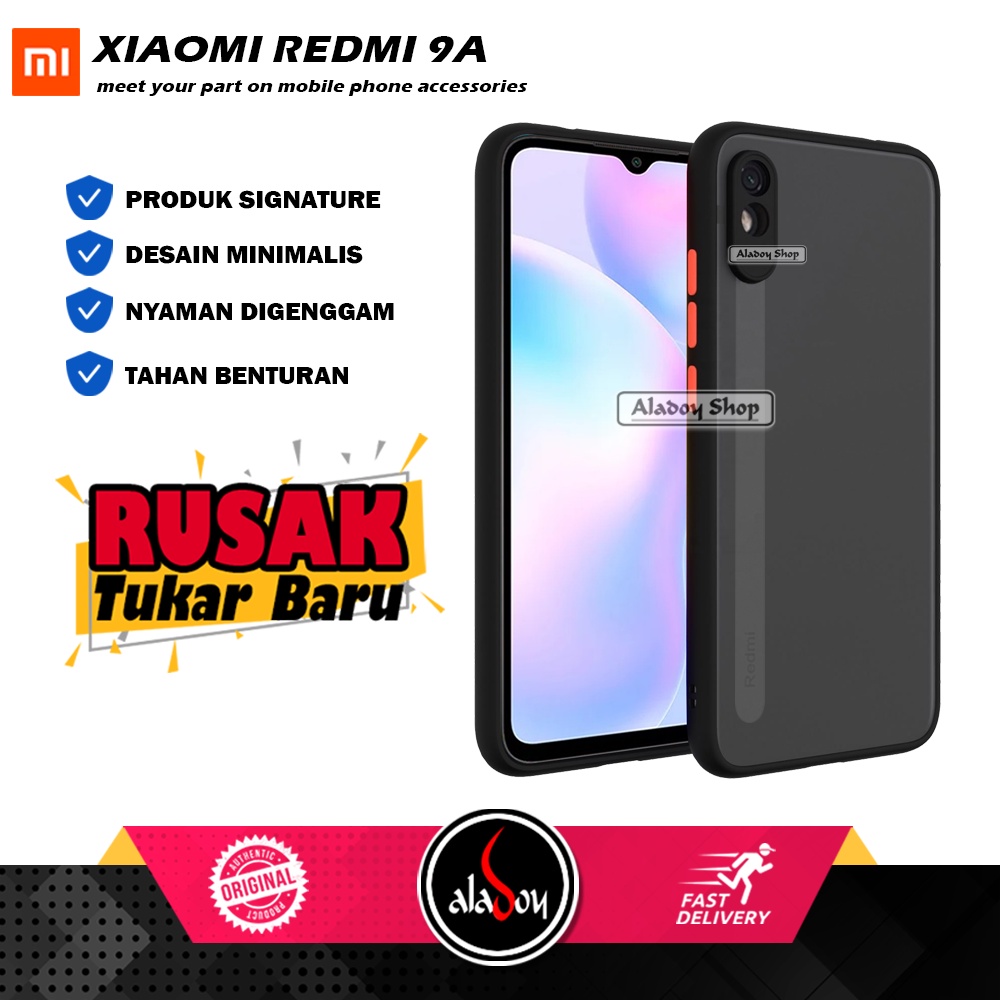 Case Xiaomi Redmi 9A Hard Case AERO Protection Camera Premium Casing