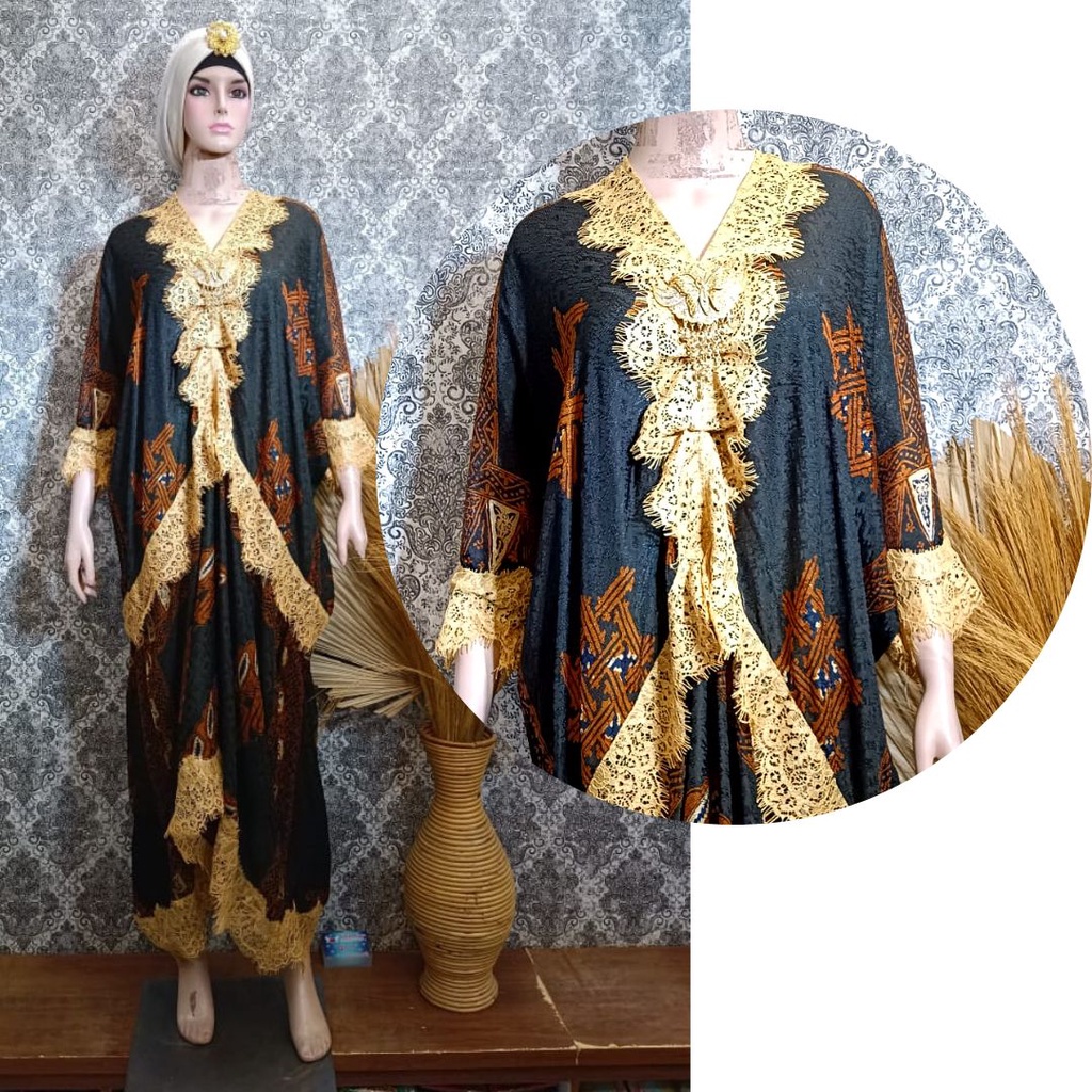 Kaftan Batik Azizah II Viscose Silk Sutra