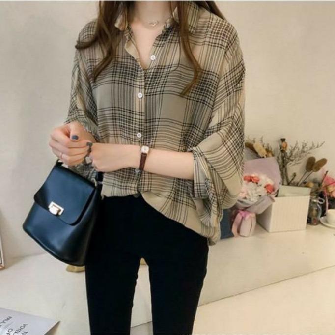 Termurah Kemeja Wanita Guilen Oversize Shirt Fashion Style Korea