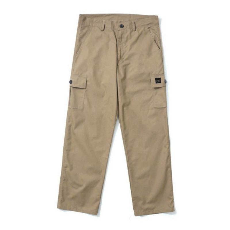 Long Pants Cargo - Celana Cargo Panjang Unisex DRT - Brown