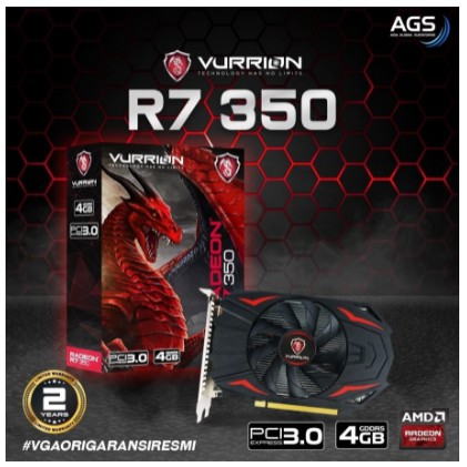 VGA R7-350 4GB DDR5 128BIT VURRION RADEON SERIES