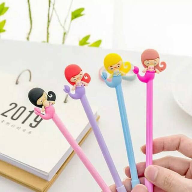 

Pulpen gel karakter MERMAID duyung unik