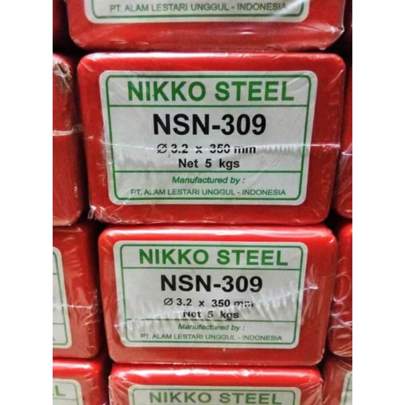 Kawat las NIKKOSTEEL Stainless Steel 309 ukuran 3.2mm