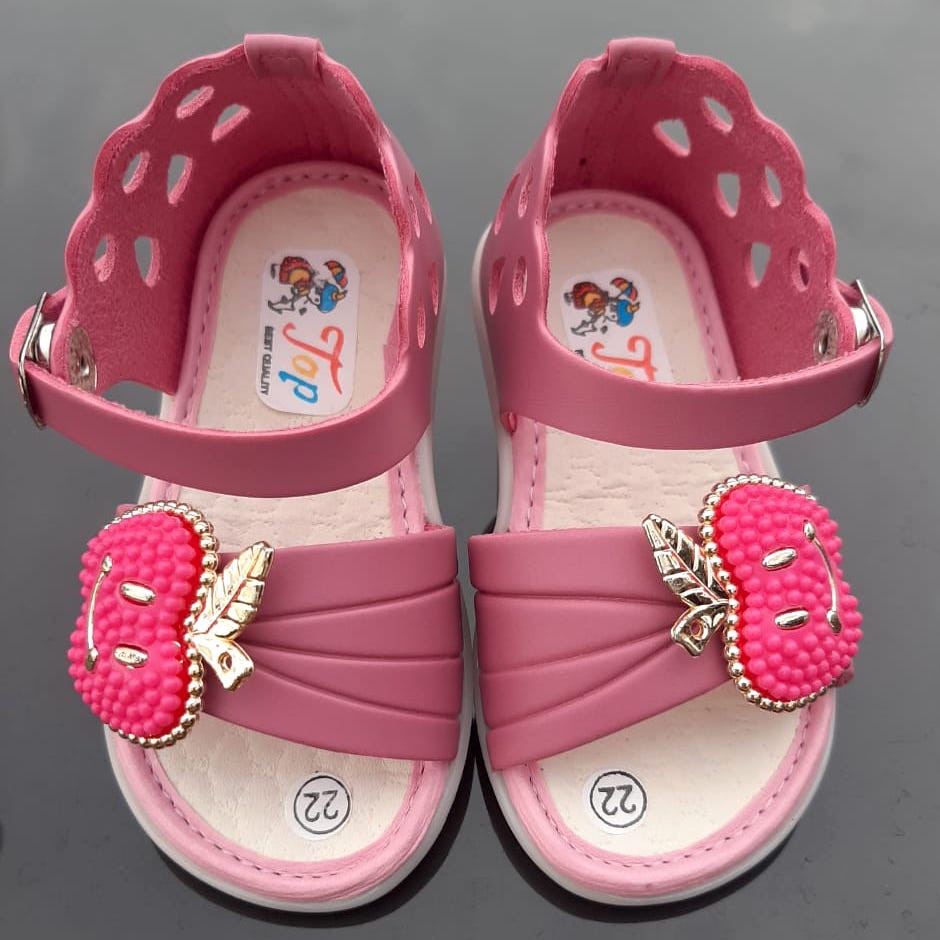 SDP03 Sandal Anak Perempuan Umur 1_3 tahun - Sandal tali anak cewe Motif APEL